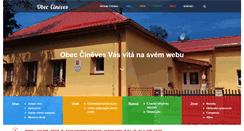 Desktop Screenshot of cineves.cz