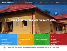 Tablet Screenshot of cineves.cz